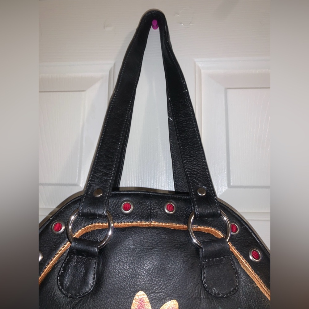 Biacci hand painted Floral Bag - Picture 3 of 16
